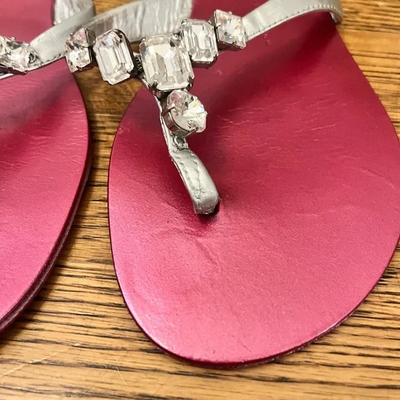 Crystals Giuseppe Zanotti Sandals Pink - Picture 4 of 14